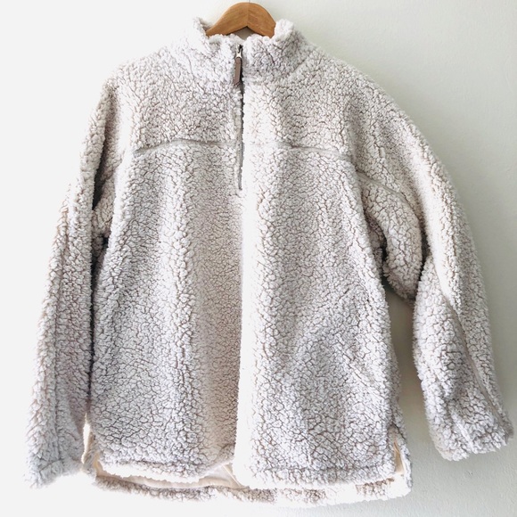 ELODIE Sherpa Pullover Sweater XL NWT - Picture 2 of 8